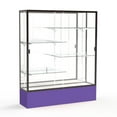 thumbnail image 7 of Waddell 375MB-SN-NY Spirit 60 x 72 x 16 in. Navy Base Floor Display Case with 5 ft. Length&#44; Mirror Back - Satin, 7 of 7