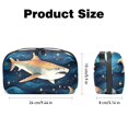 thumbnail image 5 of Shark Hard Drive Cases Cable Organizer Small Travel Electronic Organizer Charger Case Organizer Oxford Fabric Waterproof Storage Bag for Protecting Electronic Gadgets - 5.9x9.44x3.14 in, 5 of 6