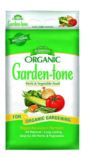 Espoma Organic Garden-Tone 3-4-4 (18lb) - Walmart.com - Walmart.com