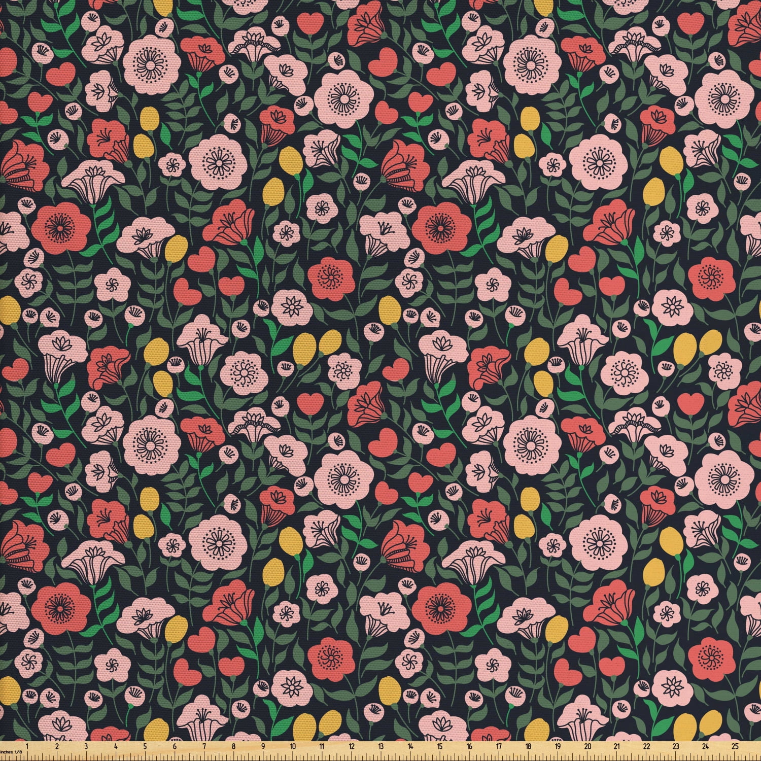flower material style