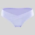thumbnail image 5 of HVOBTTY Breathable Panties for Women, Womens Underwear, Ladies Comfortable Prenatal Solid Color Large Size Abdominal Panties Low Waiste Underpants Purple, M, 5 of 5