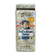 Angle View: The Coffee Fool Fools Decaf Organic Fair Trade House Italian, Coarse Grind, 10 Ounce