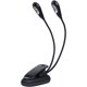 thumbnail image 1 of Lámpara de soporte de música, 6 LED Mini lámpara de cabeza doble Abrazadera de cable USB ajustable Lectura / Libro / Mesa / Lámpara de noche TUNC Sencillez, 1 of 5