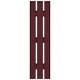 thumbnail image 6 of 12"W x 80"H Mid-America Vinyl, Standard Size Three Board Spaced Shutters, w/Installation Shutter-Lok's & Matching Screws, 078 - Wineberry, 6 of 13
