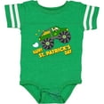 thumbnail image 3 of Inktastic Happy St. Patrick's Day monster truck with leprechaun Boys or Girls Baby Bodysuit, 3 of 5