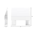 thumbnail image 4 of Nexera Twin Size Storage Headboard, White, 4 of 4