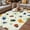 Green White, variant on Cute Butterfly Dragonfly Outdoor Rug for Patio/Deck/Porch, Non-Slip Large Area Rug 6 x 9 Ft, Farmhouse Botanical Floral Blue Indoor Outdoor Rugs Washable Area Rugs, Camping Rug Carpet Runner