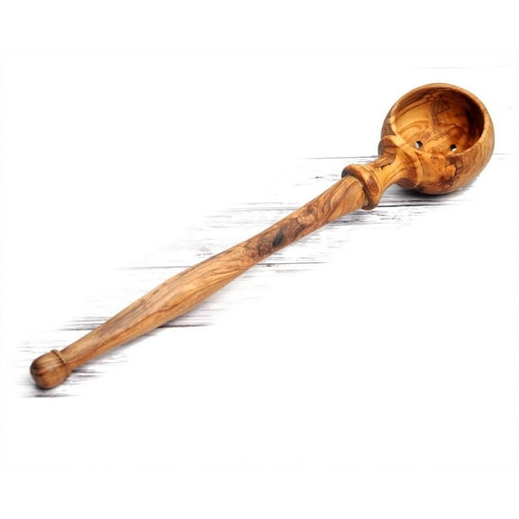 Olive Wood Straining Ladle