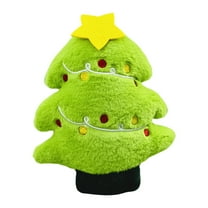 YHAJDS Christmas Tree Plush Toys, 28cm Cute Soft Sensory Stuffed Plush, Christmas Party Favors Home Decor Throw Pillow Toys for Kids Ages 1 and Up Gifts