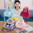 thumbnail image 3 of Sanrio-Bolso de felpa con diseño de Hello Kitty para chica, bolsa de almacenamiento tipo bandolera con diseño de Hello Kitty, Y2K, Cinnamoroll, 3 of 4
