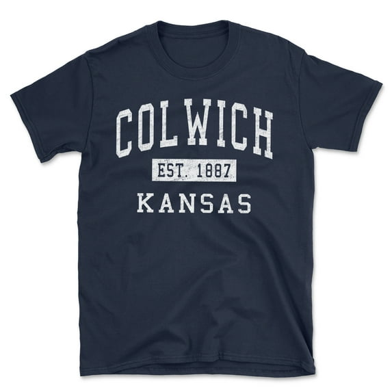 Colwich Kansas Classic Established Men's Cotton T-Shirt