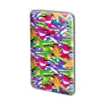thumbnail image 1 of Hummingbird Colorful Pattern Metal Rectangle Lapel Hat Pin Tie Tack Pinback, 1 of 4