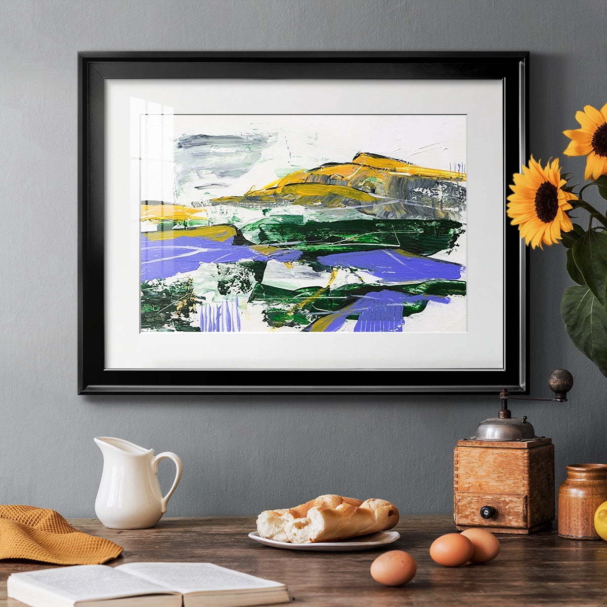 Silent Mountain VI Premium Framed Print - Ready to Hang