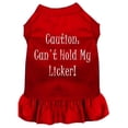 thumbnail image 1 of Can't Hold My Licker Screen Print Dress Red Sm (10), 1 of 1