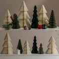 thumbnail image 5 of CCOCC 4Pcs Folding Christmas Honeycomb Paper Tree,3D Xmas Table Centerpiece Decorations with Magnetic Design for New Year Party,Home,Office Festive Decor Paper Christmas Tree, 5 of 7