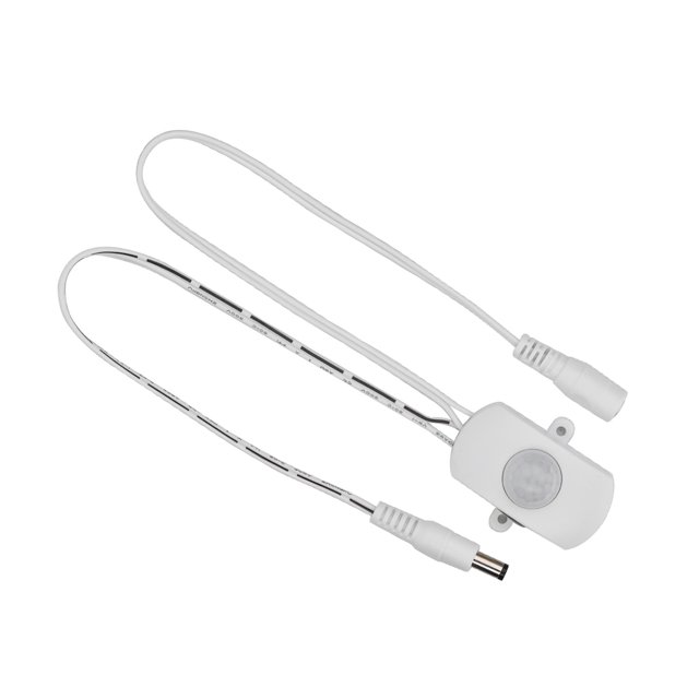 Motion Sensor Light , 5A 6-24V Mini PIR Detector LED Strip Automatic Light Sensor Motion Motion Sensor with 120 degrees Celsius one Angle for Motion Activated