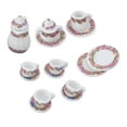 thumbnail image 2 of 15 Pcs Mini Ceramic Tea Cups Set For Dollhouse, Miniature Model Props With Exquisite Design, 2 of 8