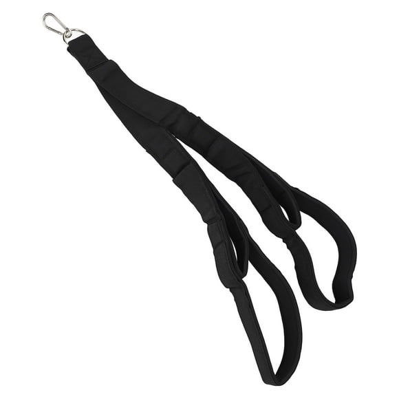 Tricep Extension Strap Attachment, Cushioning Lining Enhanced Muscle Strength Dual Length Tricep Rope Cable Attachment Handle  for Gym