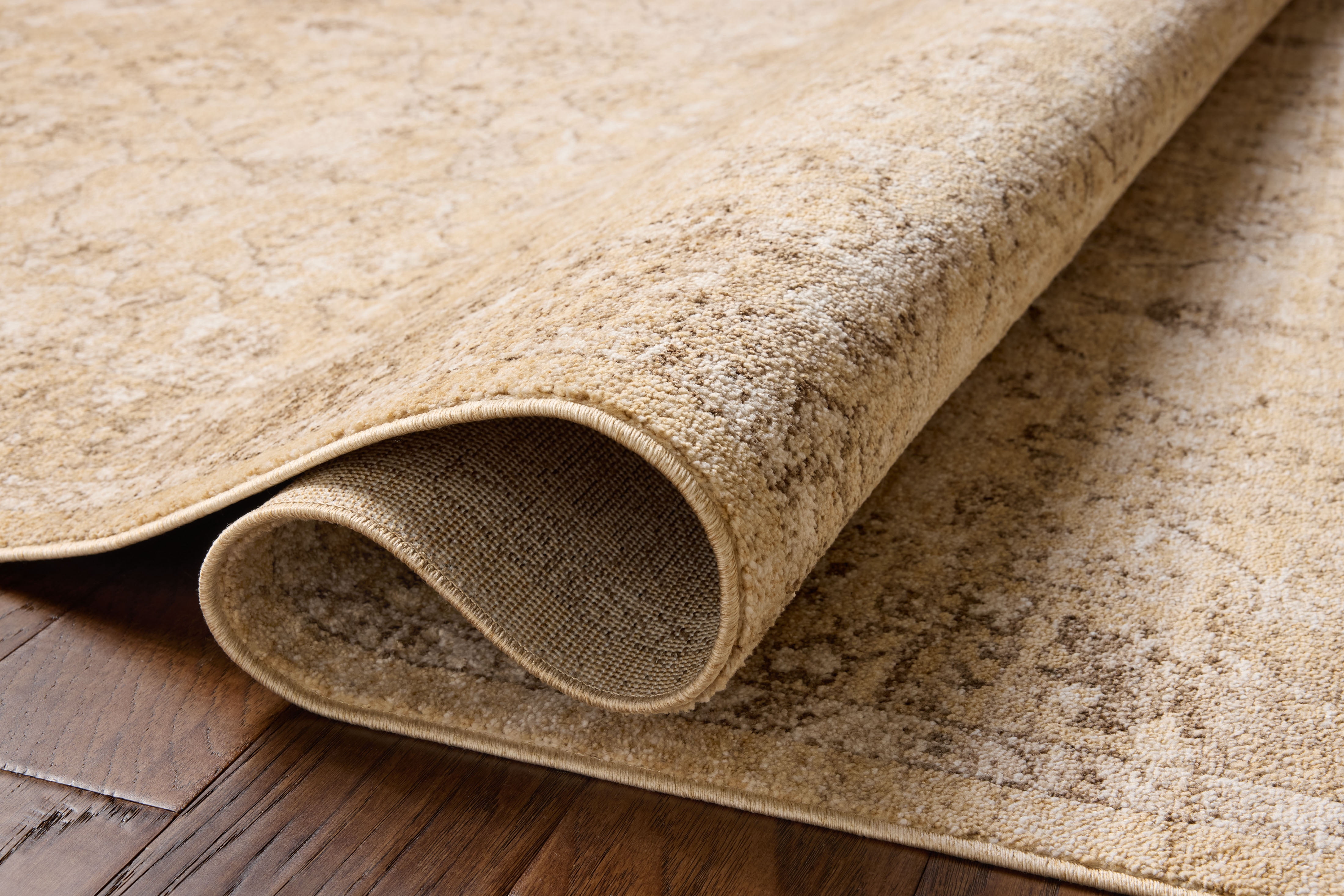 Chris Loves Julia x Loloi Palma Wheat / Bark 11'-6" x 15'-7" Area Rug