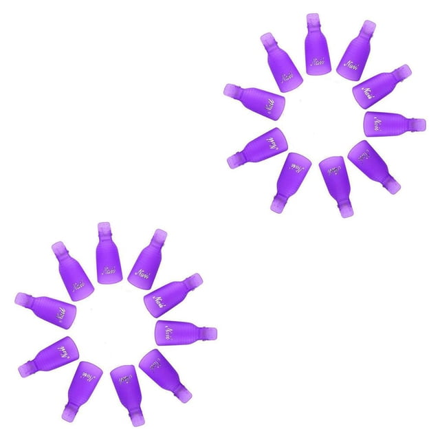 Seitruly 400 uds/900 Uds nuevo portátil de uñas de arte toallitas manicura polaco limpia pelusa de algodón de almohadillas de papel acrílico Gel violeta 2piezas Seitruly CBP119446