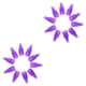 thumbnail image 4 of Soidarity 10 Uds. Clips de tapa de remojo de Arte de uñas de plástico Gel removedor de esmalte herramienta de envoltura líquido para la eliminación violeta 2piezas Soidarity  CBP119446, 4 of 5