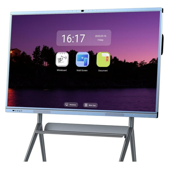 JYXCN Smart Board 65inch Interactive Whiteboards, Touch Screen Mirroring Reverse Control IR Rotatable 4K Monitor Wireless Presentation Boards for Digital Signage, School & Office