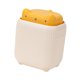 thumbnail image 4 of Dispensador de jabón de cocina 2 en 1, soporte para paños de cocina, dispensador de jabón de esponja encantador independiente para encimera de hogar, Amarillo, 4 of 9