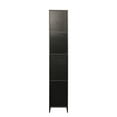 thumbnail image 3 of Freestanding Kitchen Cabinet with Fixed Shelves and Two Doors in Black - Modern Storage Unit for Dining Room and Kitchen Organization, 3 of 9