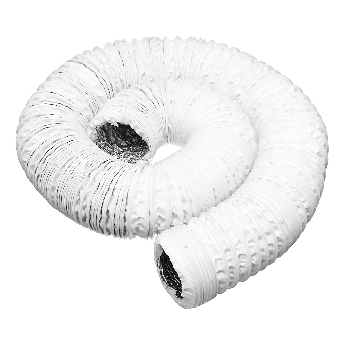 10 Size Available 13FT White Flexible Exhaust Tube Portable Air
