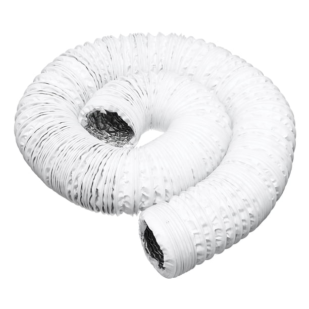 10 Size Available 13FT White Flexible Exhaust Tube Portable Air