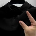 thumbnail image 2 of Hot Men‘s Brand Polo Shirt Golf Shirt 2024 Summer Solid Color Button Clothing Business Men‘s Street Clothing Short sleeved T-shi, 2 of 7