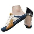 thumbnail image 2 of Daolelai Thin Men's Shoes Summer Mesh Breathable Hole Sandals Men's Lazy One-Step Slip-On No Heel Closed Toe Casual Shoes, 2 of 7