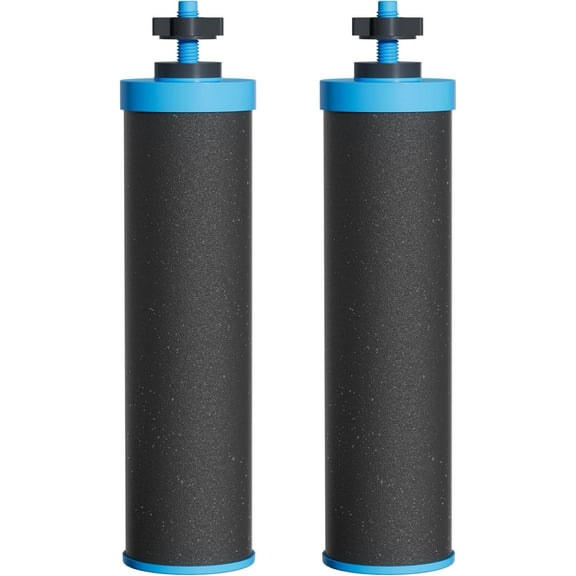 Waterdrop Alkaline Water Filter, Replacement for Berkey® BB9-2® Black Filters and Berkey® Gravity Water Filter System, Up to PH 9.2 (Pack of 2)