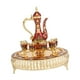thumbnail image 2 of Juego de taza de café turco y tetera para regalo de boda, mesa de comedor para sala de estar Rojo, 2 of 9