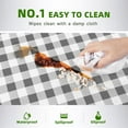 thumbnail image 3 of Clear Plastic Tablecloth Protector Heavy Duty Vinyl Table Cover Oil Proof Wipeable for Indoor Outdoor Dining Table Use(x Square), 3 of 7