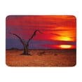 thumbnail image 1 of KDAGR Red Sunset Desert Fantasy Apocalypse Desolate Dramatic Night Famine Doormat Floor Rug Bath Mat 23.6x15.7 inch, 1 of 1
