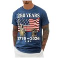 thumbnail image 3 of Leey-World 250 Year American Anniversary Shirt 1776 2026 250 Year Men Women Kids T-Shirt(Navy,L), 3 of 4