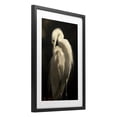 thumbnail image 2 of Stupell Industries Coastal Feathered Egret in Soft Light Black Framed Print Under Glass, 14 x 20, by Petals Prints Design, 2 of 8