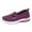 Dark Purple, variant on Women's Casual Shoes Autumn and Winter Soft Soled On Flat Heels with Bow and Warm