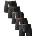 thumbnail image 1 of Calzoncillos tipo bóxer OygSieg para hombre, bolsa de soporte total, paquete de 5, 1 of 7