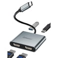 thumbnail image 1 of Adaptador USB C a HDMI dual Dnkeaur 4K para ordenador portátil, 1 of 1