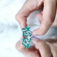 thumbnail image 5 of Rosec Jewels Natural Emerald Leaf Wrap Ring for Cocktail with Diamond - AAA Grade, 10K White Gold, US 12.00, 5 of 9