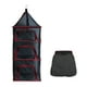 thumbnail image 2 of Estante de secado de hierbas Deshidratador de alimentos Malla colgante de plantas 4 capas Red seca plegable con cremallera, gancho, estante de hierbas Sunnimix Red de secado al aire libre, 2 of 8