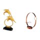 thumbnail image 5 of Figura de delfín,Colección de adornos de escritorio con figuras de delfines,Portabotellas de vino,Soporte para botellas de vino,soporte para botellas de vino,estante de hierro,Decoración de, 5 of 8
