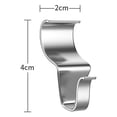 thumbnail image 2 of Ganchos en forma de S, ganchos en forma de S, ganchos en forma de S mate, resistentes para colgar, paquete de 10, 2 of 6