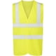 thumbnail image 1 of Ultimate Everyday Apparel - Chaleco de seguridad UCC 4 para hombre caballero (Amarillo Alta Visibilidad), 1 of 2