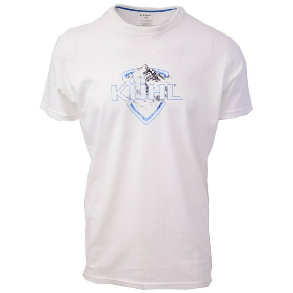 Kuhl Men's White Blue Logo Klassik Fit