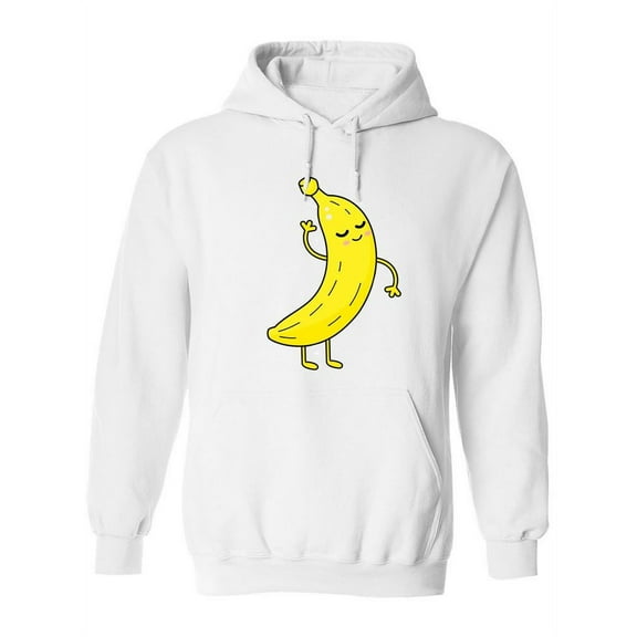 Happy Banana Hoodie Women -Image by Shutterstock, Female Small