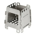 thumbnail image 1 of Portable Titanium Lightweight Folding Wood Stove Pocket Stove Outdoor Cooking Camping Backpacking, 1 of 8