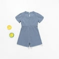 thumbnail image 2 of Sngxgn Baby Bodysuits for Girls Short Sleeve (Blue,12M), 2 of 6